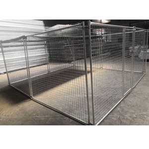 Jaula para perros grande portátil Modular de <span class=keywords><strong>China</strong></span>/corralito de vallas para perros al aire libre de 6 pies/casa para mascotas con jaula para gatos - Product Image 5