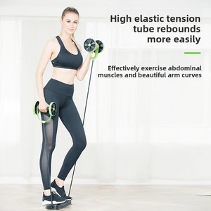 Rouleau abdominal multifonctionnel à rebond automatique avec corde <span class=keywords><strong>de</strong></span> traction <span class=keywords><strong>pour</strong></span> la musculation à domicile, la perte <span class=keywords><strong>de</strong></span> poids et le renforcement <span class=keywords><strong>du</strong></span> tronc - Product Image 5
