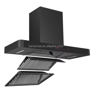 220v duvara monte mutfak <span class=keywords><strong>Rangehood</strong></span> çıkarıcı 60/90cm ince tasarım paslanmaz çelik duvar davlumbaz afrika gana için bacalı - Product Image 4