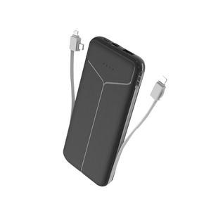 Batería Externa Portátil Delgada de 10000mAh con Logotipo Personalizado, Cable Integrado, Cargador de Emergencia para Teléfono Móvil - Product Image 3