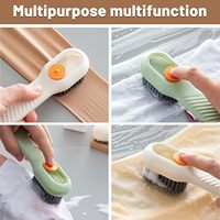 Nouveaux produits – Brosse de nettoyage multifonctionnelle pour vêtements et baskets, avec poignée confortable et trou de suspension, pour un nettoyage facile