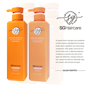 SGHaircare - Set de Champú y Acondicionador con Proteínas y Biotina para Volumen e Hidratación, 500 ml, Reparación Capilar Profesional, Venta al por Mayor - Product Image 1