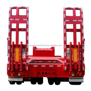 China Truck Trailer Manufacturer Supply Professional Multifunctional Special Vehicle Semi Lowbed Trailer