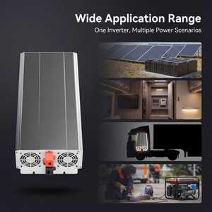 Inversor de Corriente de Onda Sinusoidal Pura HOULI de 8000W, 10000W, 12000W de Pico, Fuera de Red, de CC24V/CC48V a CA220V, con Certificación ETL, para Hogar, RV y Energía Solar - Product Image 6