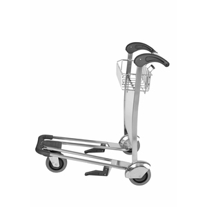 Carrito de Equipaje para Aeropuerto con Ruedas de Caucho Natural y Aleación de Aluminio, con Sistema de Frenos - Product Image 3