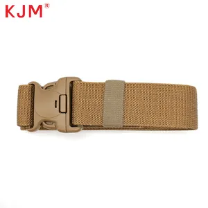 China Manufacture Heavy Duty Nylon Buckle Tactical Belt For Men Tactical War Battle Belt Canvas Fabric Belts