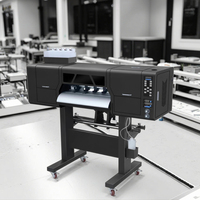 Impresora DTF Automática A1 de 24 pulgadas/60 cm con Cabezales I3200/I1600, 2 Cabezales, 21-30 ppm, Multicolor, Impresión Directa en Película para Mezclilla/Algodón