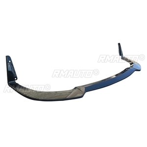 5 Piezas de Alerón Delantero para Parachoques de Coche, Estilo Fibra de Carbono, Negro Brillante/Mate, para Jeep Grand Cherokee SRT 2017-2021 - Product Image 4