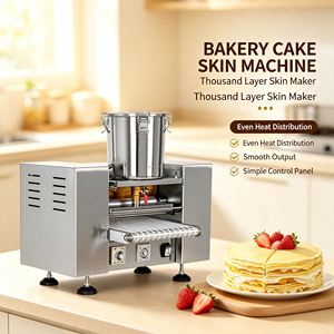 Macchina per Crepe Stratificate in Acciaio Inox, 100-300 Pezzi/<span class=keywords><strong>Ora</strong></span>, Alta Capacità Produttiva, Facile Utilizzo, Nuova 110V/220V - Product Image 3