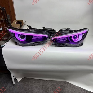 For Infiniti Q50 <strong>LED</strong> <strong>Headlights</strong> Modified with RGB Honeycomb Mesh <strong>Headlights</strong> - Product Image 3