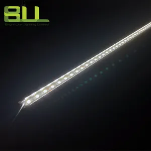 5050 Led Light Strip V Shape Aluminum 4FT 6FT 72LED 5050 LED Source 6500K Cold White Hard Strip For Cabinet Stairs Decoration Light