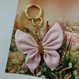 Colorful Leather Butterfly Keychain for Women Ladies Girls with Purse <b>Bag</b> <b>Charms</b> Animal Accessories Gifts - Product Image 3