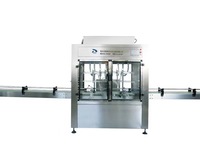 Machine de remplissage linéaire liquide de qualité industrielle, équipement d'étiquetage et d'emballage pour détergent à lessive, eau en bouteille, miel