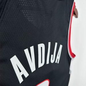 Broderie personnalisée en gros pour les Portland Trail Blazers # 00 # 0 # 1 # 8 maillots de <span class=keywords><strong>basket</strong></span>-ball en maille poly unisexe pour adultes, vente en gros transfrontalière - Product Image 3