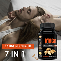 Capsules ultimes Maca OEM/ODM Marque privée Améliore l'endurance pour adultes Herbe cornée de chèvre Maca noire