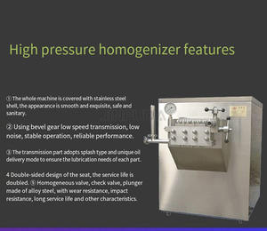 Homogeneizador comercial de alta presión Proveedor de fábrica Leche Jugo Yogur Homogeneización Uso amplio - Product Image 5