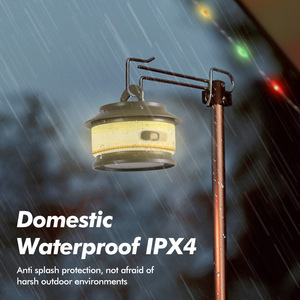 Misuratore a nastro retrattile portatile con luce a corda per campeggio, lampada d'atmosfera da esterno impermeabile ricaricabile tramite USB-C per tenda ed escursioni - Product Image 4