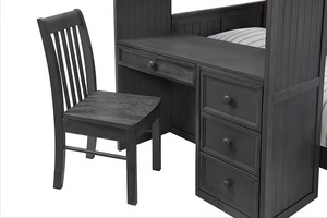 Cama Alta Individual Resistente con Estructura Metálica y Escaleras, Acabado Blanco, Diseño que Ahorra Espacio para Dormitorios y Apartamentos - Product Image 5