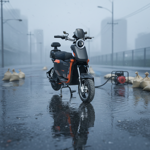 Diseño Práctico, Directo de Fábrica, Motocicleta Eléctrica con Motor sin Escobillas de 5000W, Batería de 72V de Larga Duración <span class=keywords><strong>para</strong></span> Entrega Comercial de Última Milla - Product Image 2