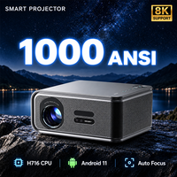 Projecteur OEM Natif 1080P avec Wifi et Bluetooth, Projecteurs de Meilleure Qualité, Équipements de Présentation, 1000 Lumens ANSI, Cinéma à Domicile