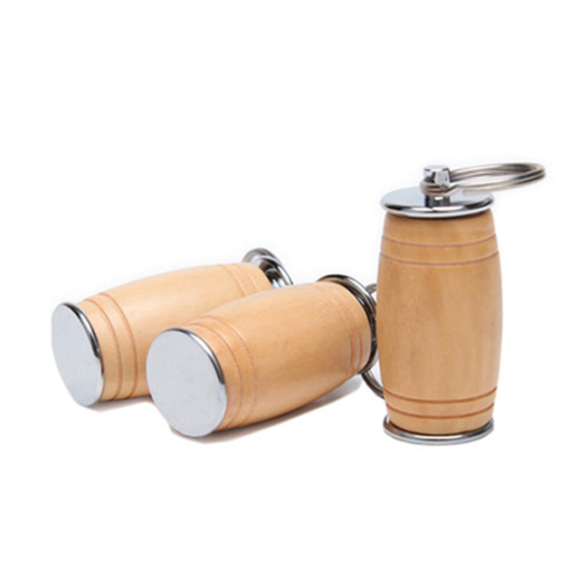 Custom Logo Gift Wooden Flash Memory Stick Barrel Shape Usb Flash Drive 8G 16G 32G