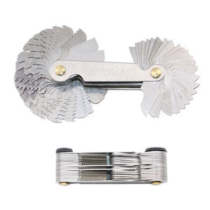 مقياس ملولب اللولبة, مقياس ملولب من الفولاذ المقاوم للصدأ 55/60 درجة ، متري ، بوصة ، ملولب ، مقياس ، ترس ، مسمار ، مقياس الملعب - Product Image 3