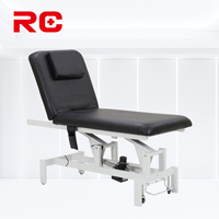 Meilleur lit de massage chiropratique électrique réglable en 2 sections, durable, avec cadre métallique, pour hôtel et salle de sport