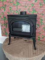 Poêle à bois électrique pour barbecue, feu d'intérieur classique, style piteuropéen, usage domestique, combustion du bois, poêle à bois