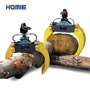 <span class=keywords><strong>Mini</strong></span> bois de forêt attaquent avec le rotateur hydraulique 1 tonne 3ton 5 tonnes 6 tonnes 10 tonnes 12 tonnes pour l'excavatrice/chargeur/tracteur - Product Image 2