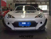 Fibre de verre FRP 2012 à 2020 GT86 FT86 ZN6 FRS BRZ ZC6 GRD X RB Ver.2 Style pare-chocs avant avec diffuseur pour GT86 FT86 ZN6