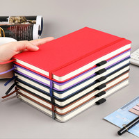 Carnets de notes d'affaires personnalisables en cuir PU coffret cadeau planificateur avec boîte planificateur à stylo A5 Journal Journal de bureau carnet de notes à couverture rigide
