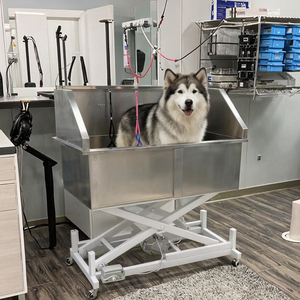 Equipo de limpieza de animales Juegos DE ASEO Portátil 38 "Puerta izquierda Máquina de lavado de perros Aseo de mascotas Bañera de baño - Product Image 3