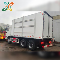 Camion frigorifique d'occasion Sinotruck Howo léger 371HP essence 6x4 pour le transport de marchandises réfrigérées