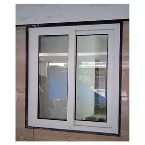 PRIMA UPVC window unit air conditioner with slide window Upvc windows and doors accessories fabrication