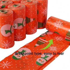 Entrega Rápida: Bolsas para Excremento de Perro, Color Naranja Rojizo, Estilo Navideño, Biodegradables, Resistentes a Fugas y Desgarros - Product Image 5