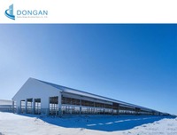 Estructura de Acero de Rápida Construcción para Establos, Diseño Industrial Profesional para Uso Agrícola, Ligera