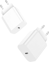 Adaptor Daya USB C PD 20W Port Tunggal untuk iPhone iPad MacBook Pro/Air Samsung Galaxy OPP Vivo Xiaomi Pengisi Daya Dinding USB C 20W