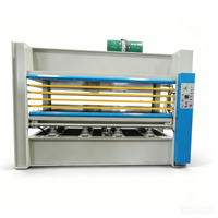 Presse à chaud monocouche de 120 tonnes Zhongding Machinery pour le placage du bois, du MDF et du contreplaqué, idéale pour la fabrication de portes affleurantes