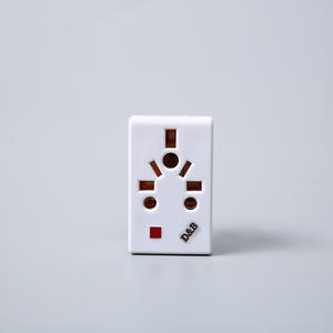 Tianhe Jinming Electric Appliances Travel <b>Adapter</b> 7196 <b>Universal</b> <b>Power</b> Plug 100-240V AC Port ABS Material - Product Image 1