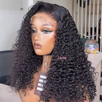 Perruque sans colle 13x4 pré-coupée en dentelle HD, cheveux vierges indiens bruts, ondulation naturelle, avec fermeture 4x4 en dentelle HD, vente en gros