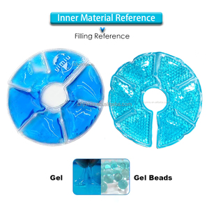 Set di impacchi caldi e freddi per terapia del <span class=keywords><strong>seno</strong></span> con perle di gel, certificato CE Classe I, per <span class=keywords><strong>allattamento</strong></span>, allevia gonfiore e dolore. - Product Image 4