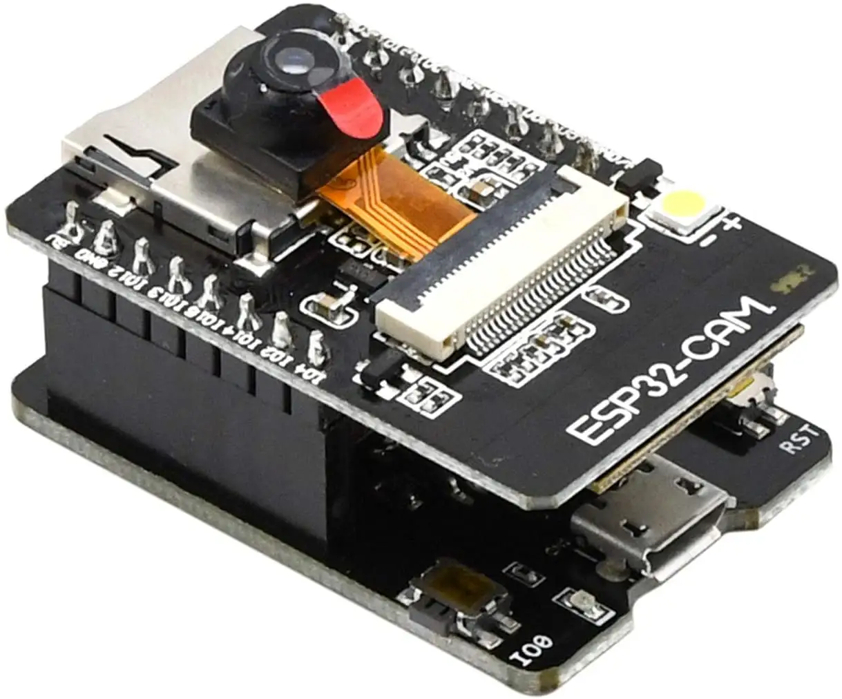 ESP32-CAM WiFi Bluetooth Board ESP32-CAM-MB Micro USB to Serial Port CH340G with OV2640 2MP Camera Module Dual Mode for Arduino