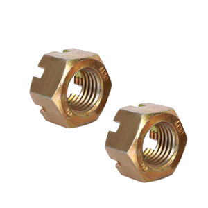 Écrous de blocage hexagonaux fendus en acier inoxydable personnalisés en gros DIN935 - Product Image 2