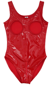 Body de cuero PU sexy sin espalda con cremallera en la entrepierna, talla grande para mujer, lencería, catsuit de <span class=keywords><strong>látex</strong></span>, disfraces eróticos. - Product Image 6