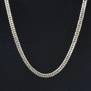 Collar de Plata de Ley 925 <span class=keywords><strong>para</strong></span> Hombre, Cadena Cubana de 5 mm con Corte de Diamante Lateral, Joyería <span class=keywords><strong>Fina</strong></span> Hip Hop <span class=keywords><strong>para</strong></span> Hombre, <span class=keywords><strong>para</strong></span> Fiestas - Product Image 3