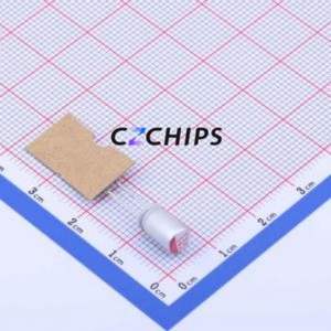 Condensador Sólido 6R3AREP391M05X8E14T, Componente de Orificio Pasante (THT), D5xL8mm 390uF 6.3V 5mm 8mm - Product Image 1