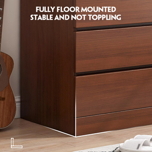 Mobile in Quercia/Pino Riciclato, <span class=keywords><strong>Cassettiera</strong></span> Moderna, Mobile Contenitore per Camera da Letto, <span class=keywords><strong>Cassettiera</strong></span> Angolare per Soggiorno, Bianco D - Product Image 4