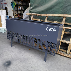 dekorativer gartenbox für den außenbereich metall blumentopf großer pflanzen-topf rechteckige fenster-box pflanzer - Product Image 6