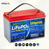 Batterie LiFePO4 rechargeable 36V 100AH Grade A 6000+ cycles profonds Marine Bluetooth Smart BMS M8 Terminal CE RoHS IP67 OEM ODM