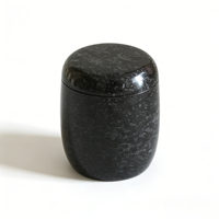 Vente en gros d'urnes funéraires en céramique émaillée, marbre, granit, noir, marron, diamant, citrouille, evergreen, origine Chine